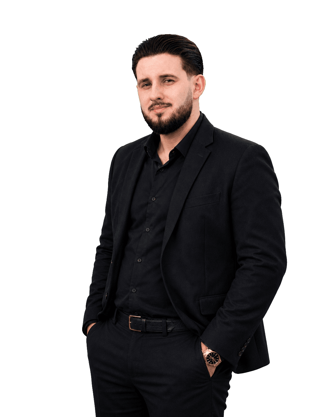 Profesjonalny portret Kacpra Berneckiego